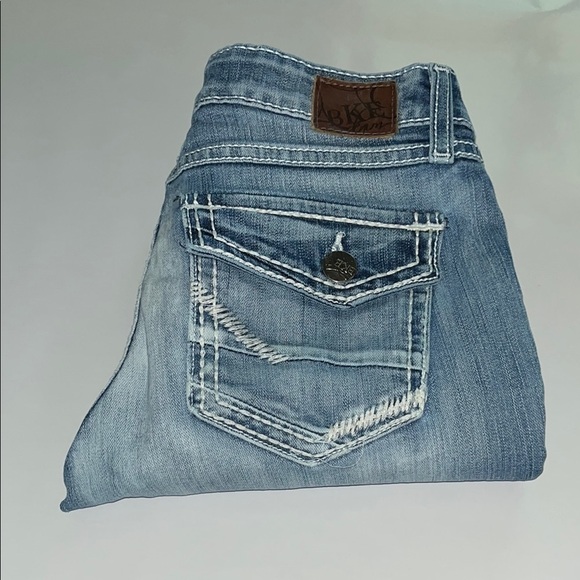 BKE Denim Madison Straight Leg Low Rise 28 - Picture 3 of 16